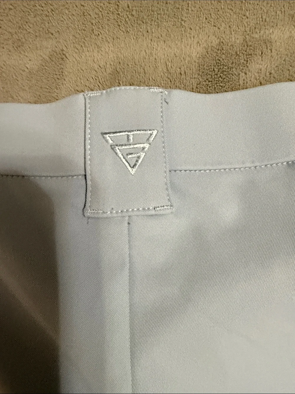 MALE REG Light Blue Flat Front Performance Shorts by MALE REG